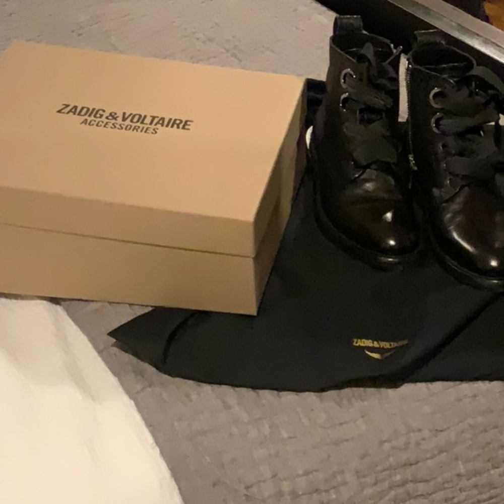 Zadig & Voltaire combat boots